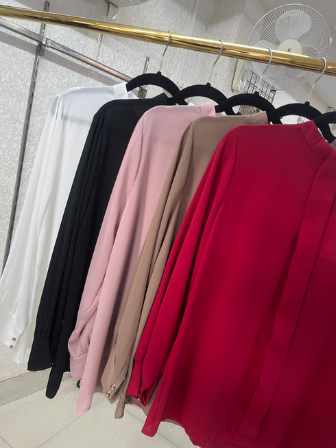 See Through Long Sleeves Tops